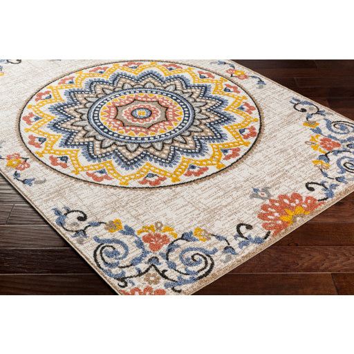 Surya Delphi DEP-2304 Cream Cottage Machinemade Rug