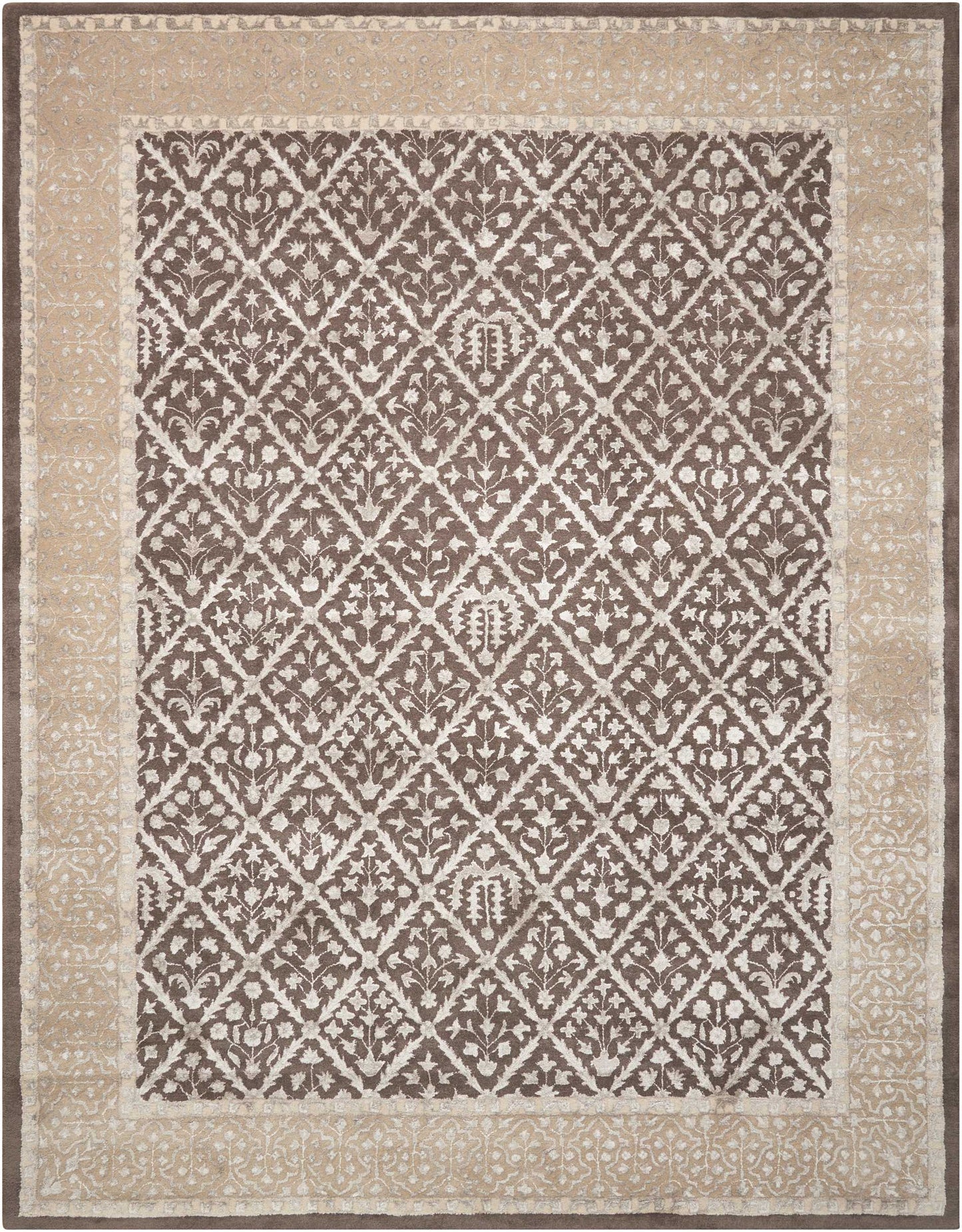 Nourison Home Symphony  Charcoal  Traditional