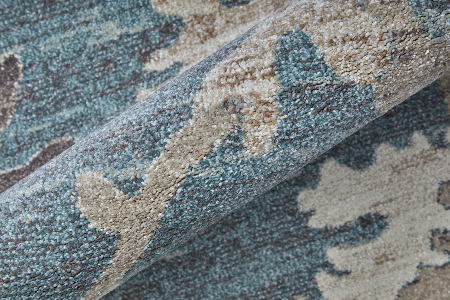 Feizy Dartmouth  Blue Multi Transitional/Bohemian & Eclectic