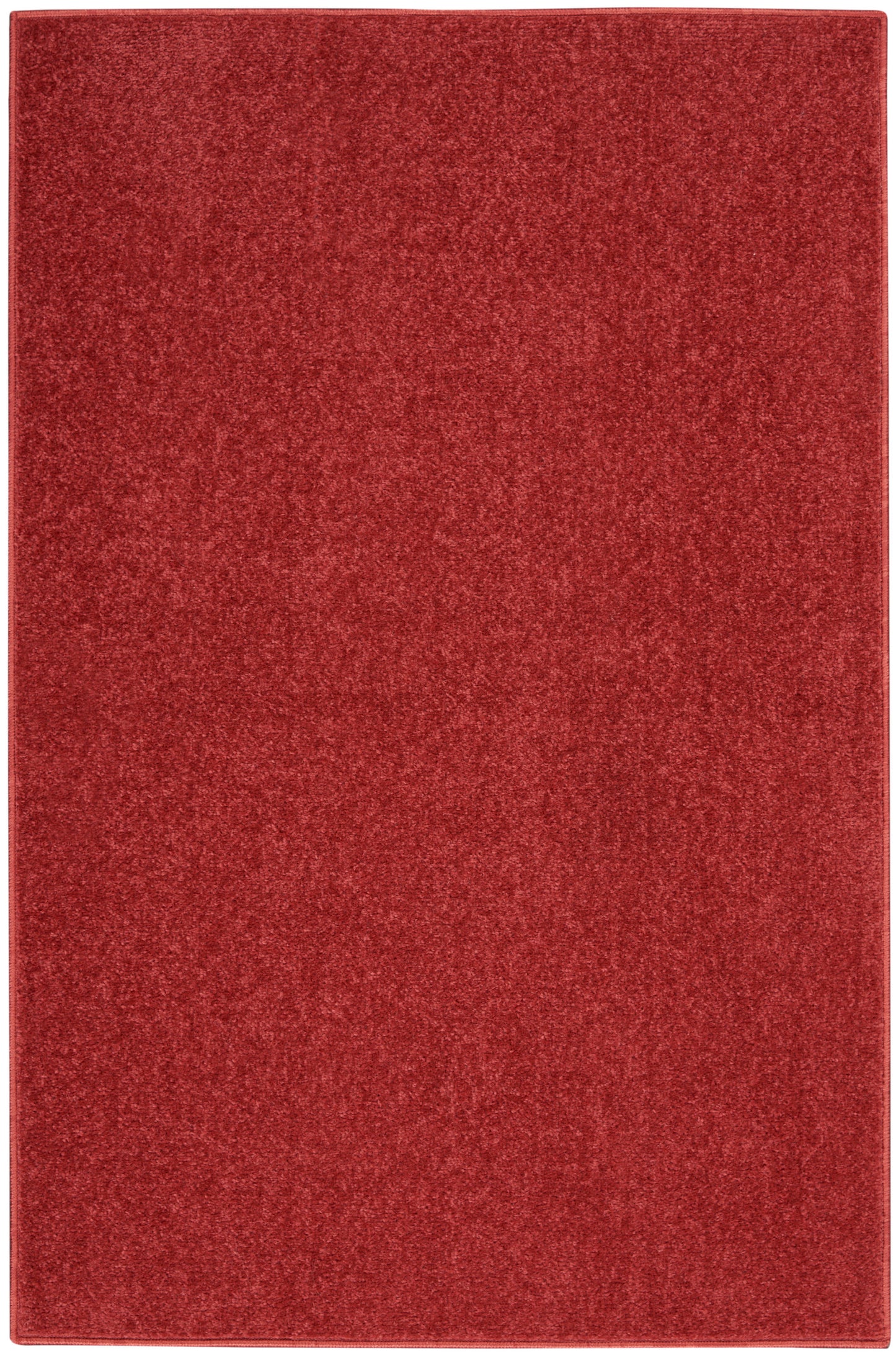 Nourison Home Nourison Essentials NRE01 Brick Red Contemporary Power-loomed Rug