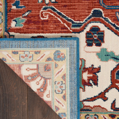 Nourison Home Parisa  Brick Ivory  Traditional