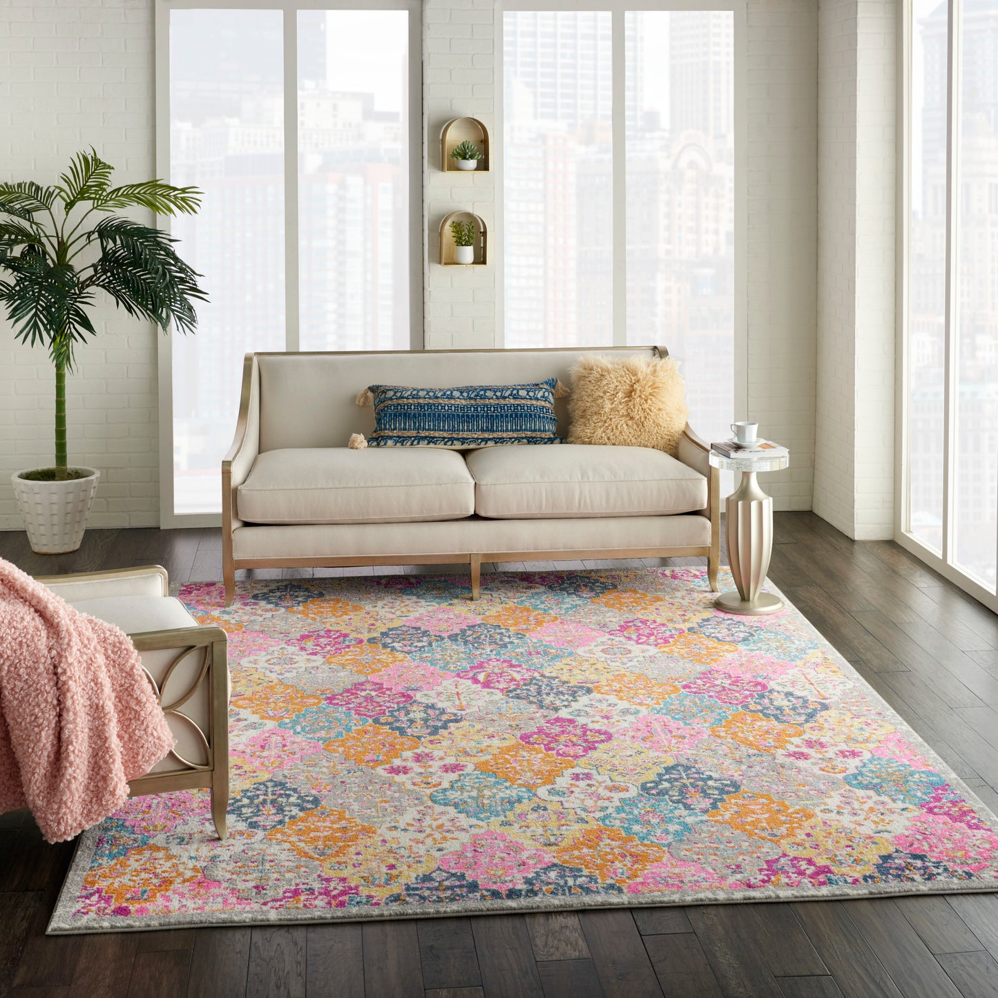 Nourison Home Passion  Multicolor  Transitional