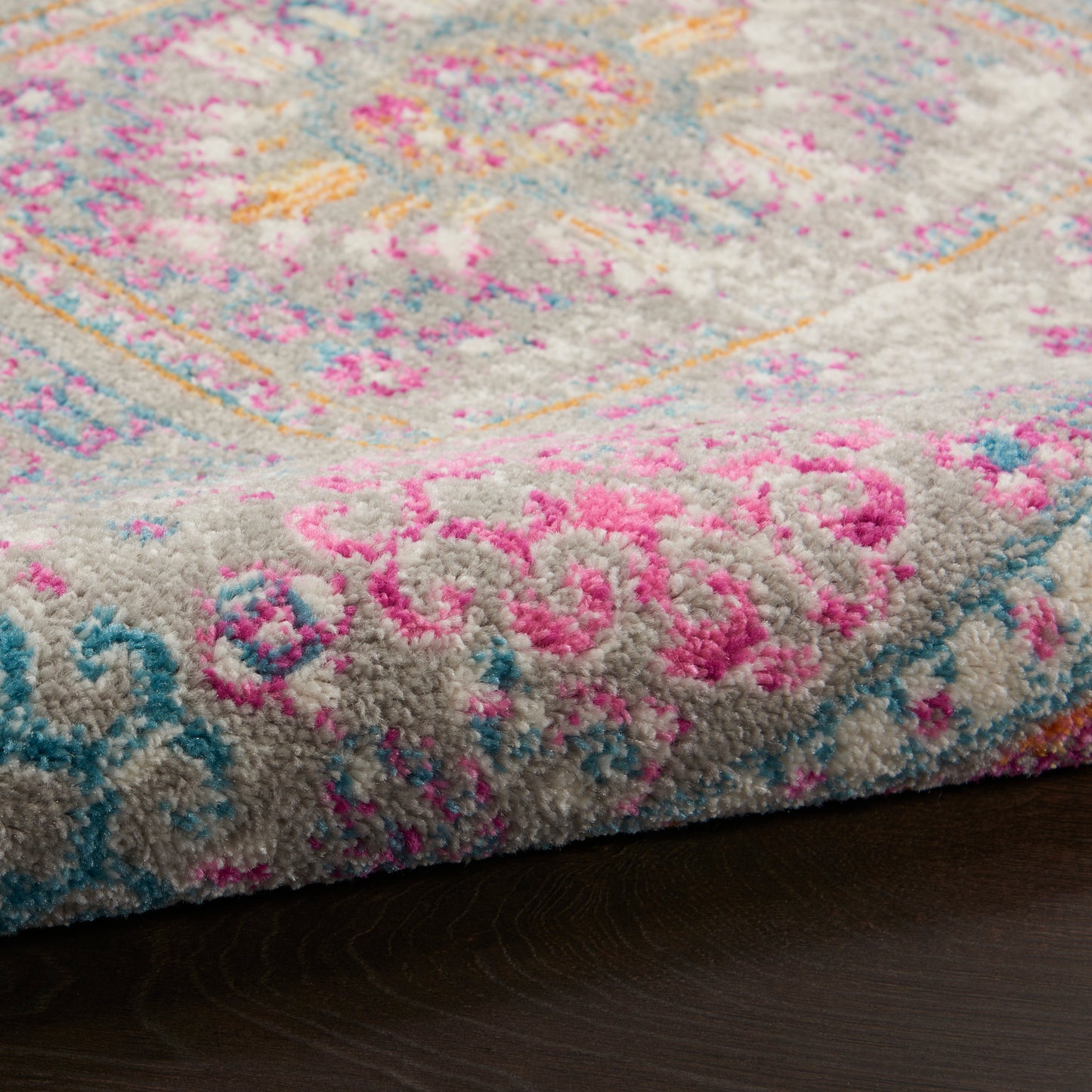 Nourison Home Passion  Grey Multicolor  Transitional