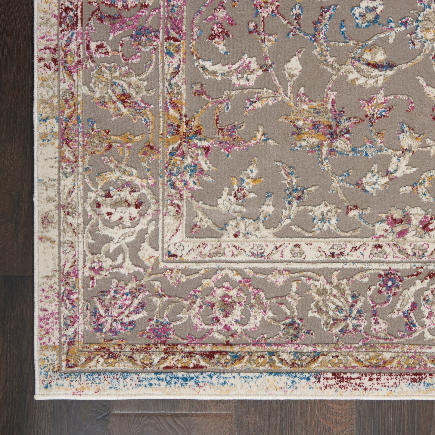 Nourison Home Melody  Grey Multi  Traditional