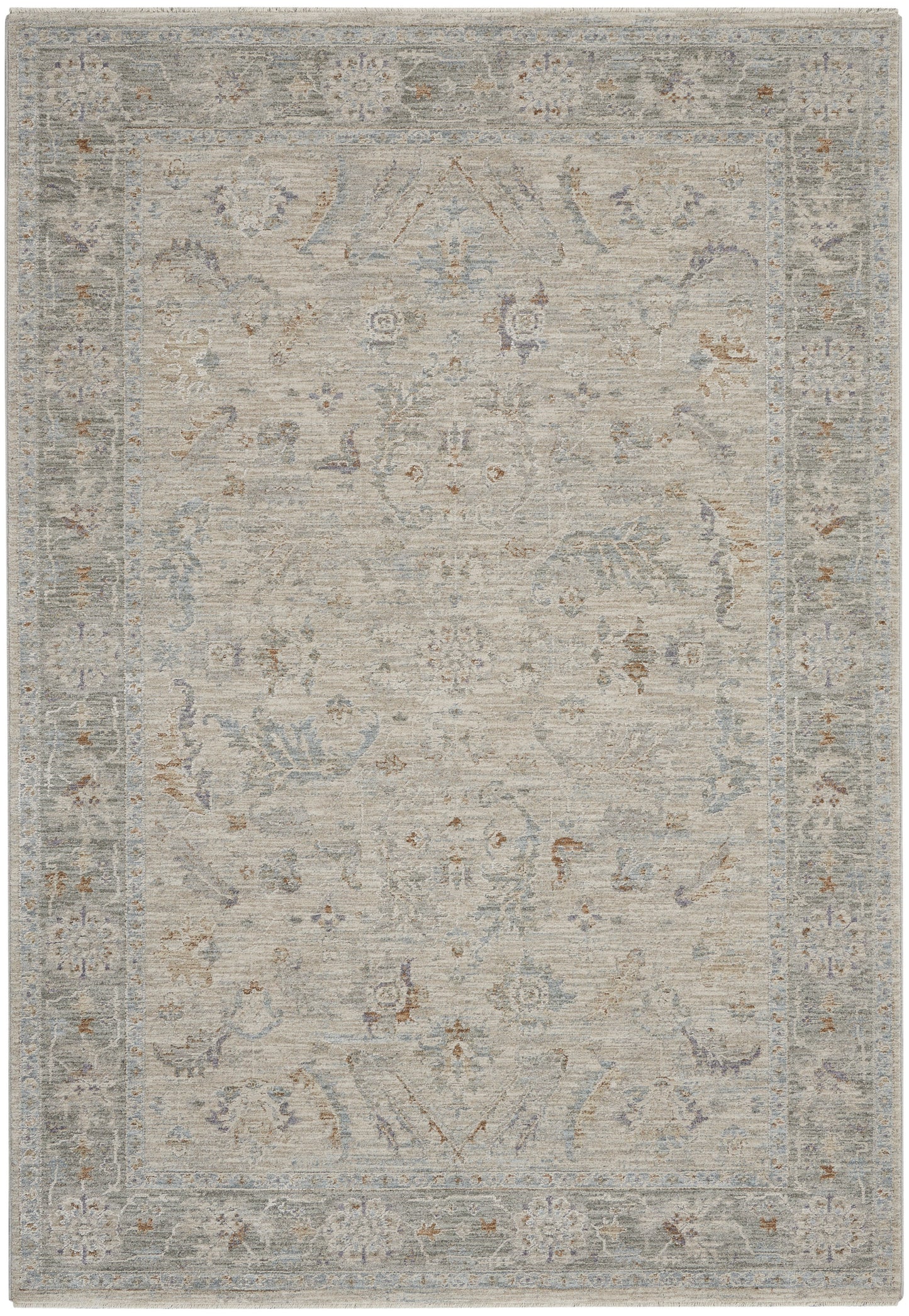Nourison Home Infinite IFT01 Light Grey Traditional Power-loomed Rug