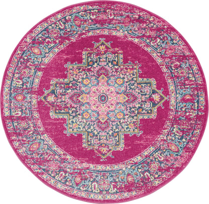 Nourison Home Passion PSN03 Fuchsia Transitional Power-loomed Rugs