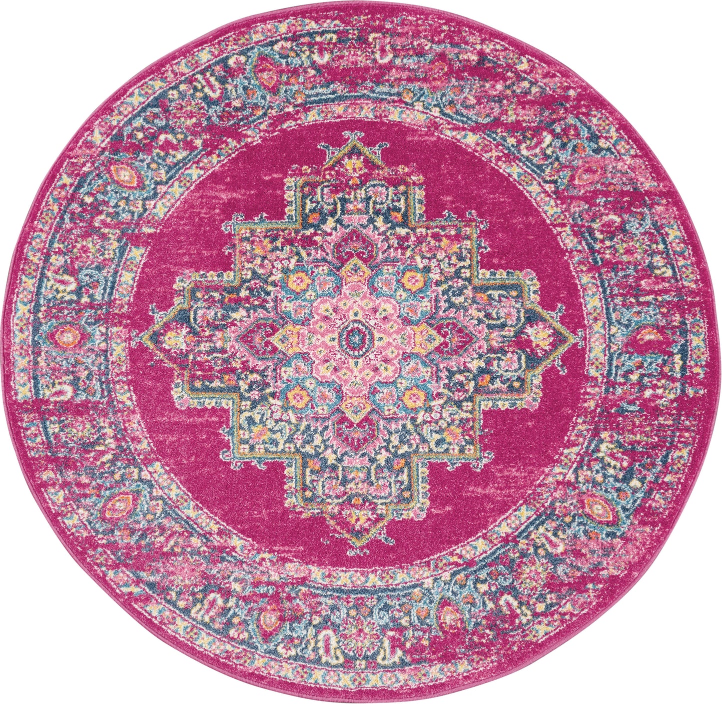 Nourison Home Passion PSN03 Fuchsia Transitional Power-loomed Rugs