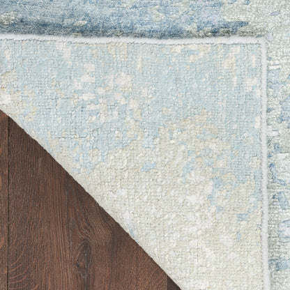 Nourison Home Silk Shadows  Blue Green  Contemporary