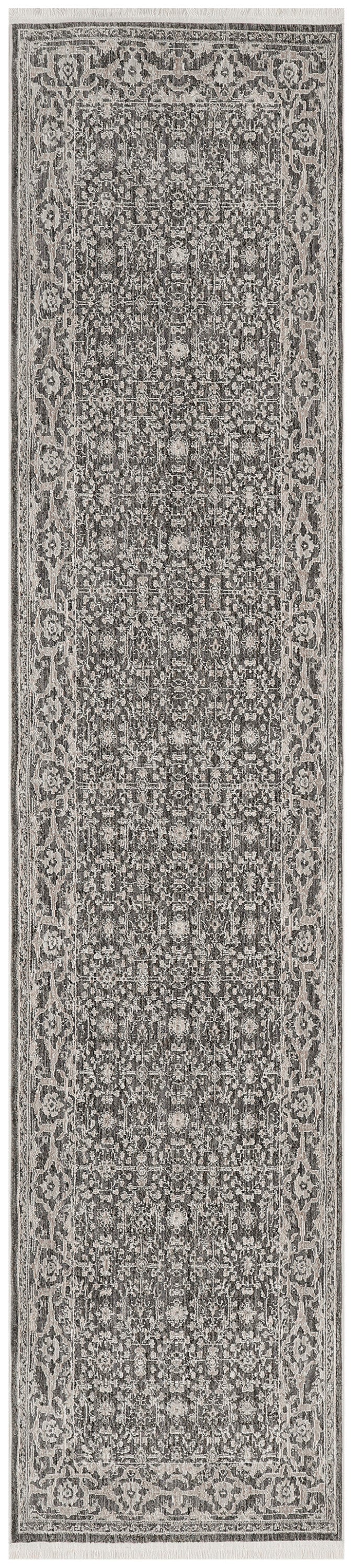 Nourison Home Shadows SHW04 Charcoal Ivory Traditional Loom-woven Rug