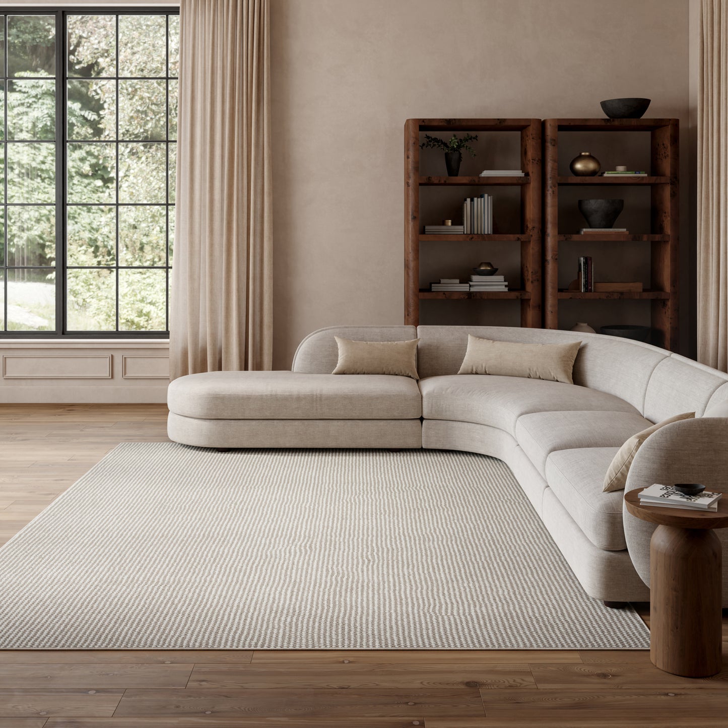 Nourison Home Natural Texture  Ivory Mocha  Contemporary