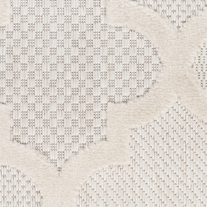 Nourison Home Easy Care  Ivory White  Contemporary