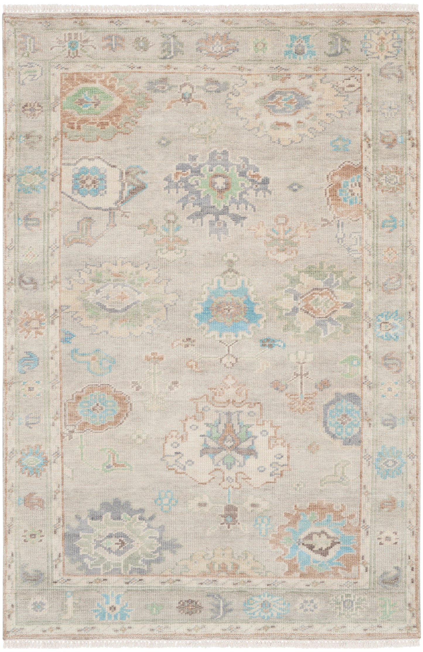 Nourison Home Odessa ODS07 Ivory Multicolor Traditional Knotted Rug