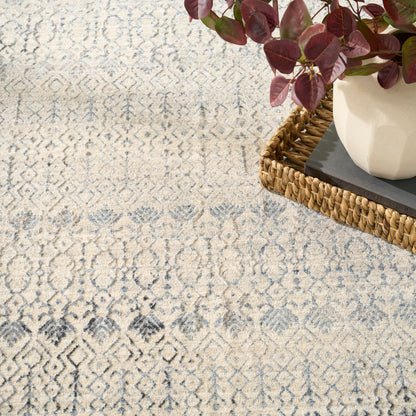 Nourison Home Sultana  Ivory Blue  Traditional