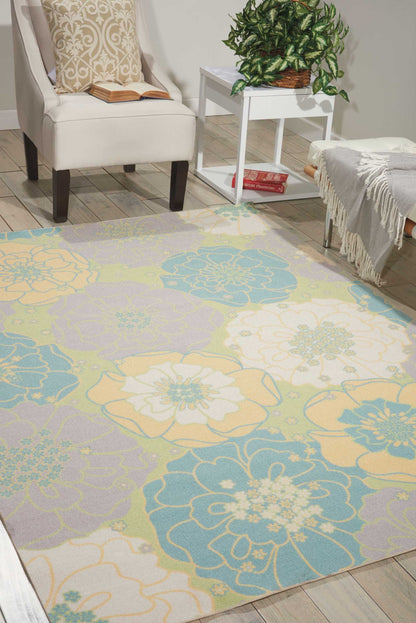 Nourison Home Home & Garden  Green  Contemporary