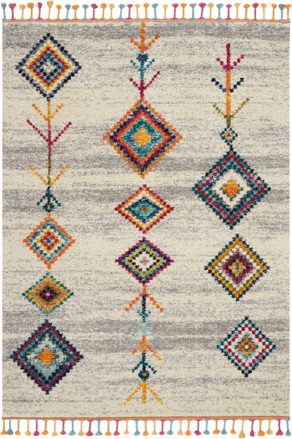 Nourison Home Nomad NMD04 Cream Grey Transitional Power-loomed Rug