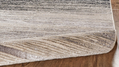 Feizy Micah 3337F Black Dark Gray Modern/Industrial Machine Woven Rug - Rugs - Feizy - Atlanta Designer Rugs