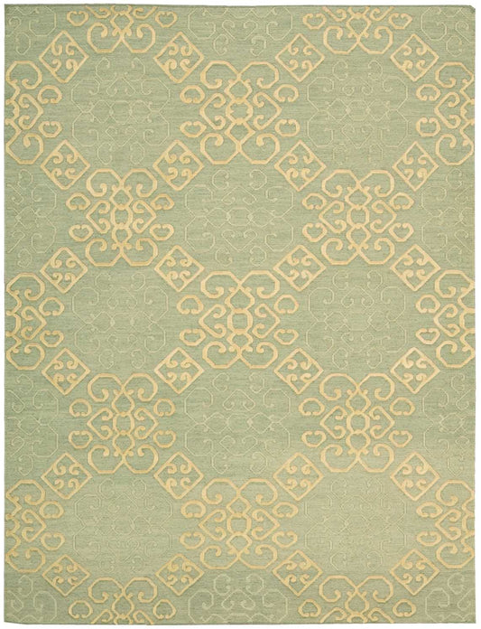 Nourison Home Ambrose  Light Green  Transitional