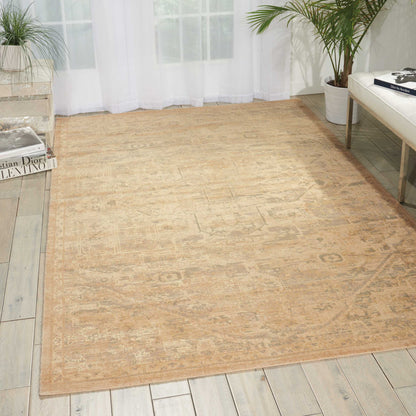 Nourison Home Silk Elements  Sand  Traditional