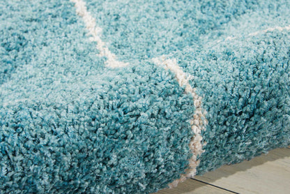 Nourison Home Brisbane  Aqua  Contemporary