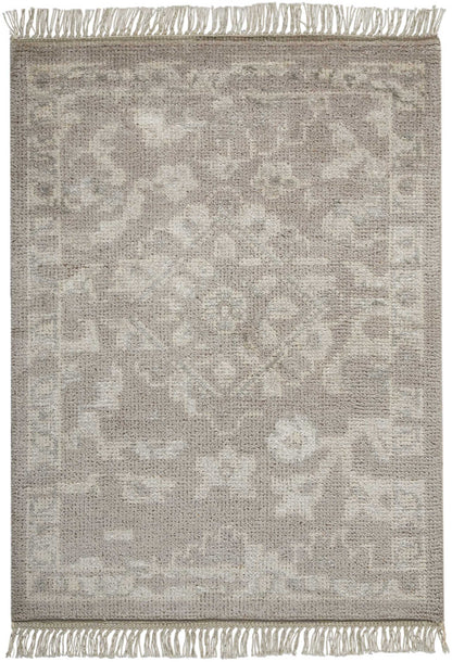 Nourison Home Elan ELN03 Silver Traditional Knotted Rug