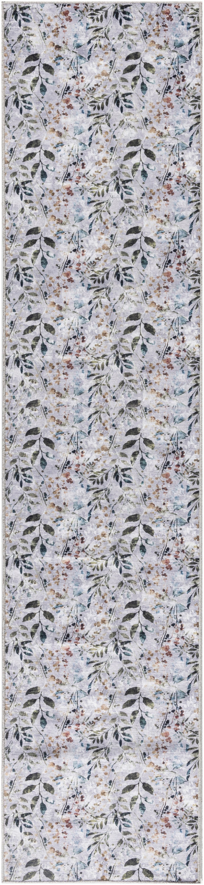 Nourison Home Nourison Washables NWB05 Grey Multicolor Traditional Power-loomed Rug