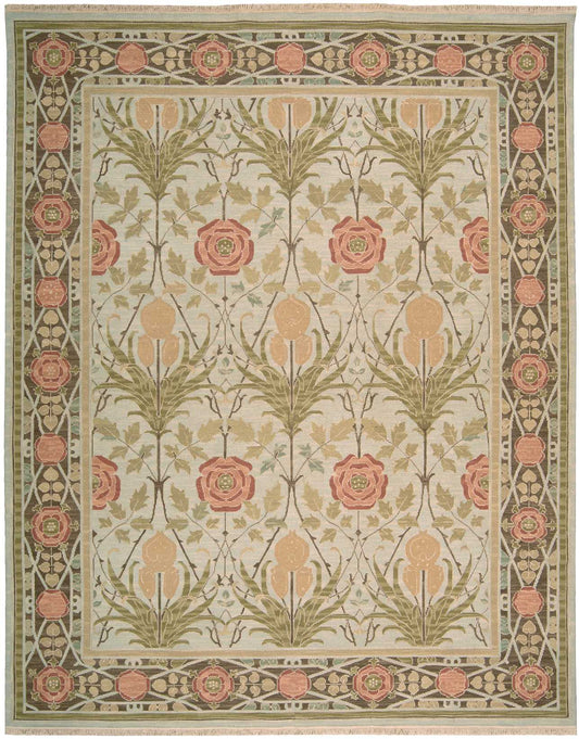 Nourison Home Nourmak  Light Green  Traditional