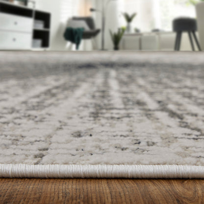 Feizy Micah 39LTF Ivory Silver Machine Woven Rug - Rugs - Feizy - Atlanta Designer Rugs