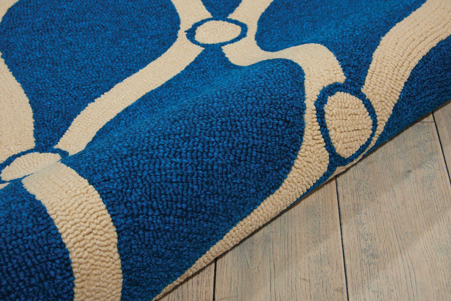 Nourison Home Portico  Navy  Contemporary