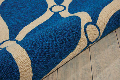 Nourison Home Portico  Navy  Contemporary