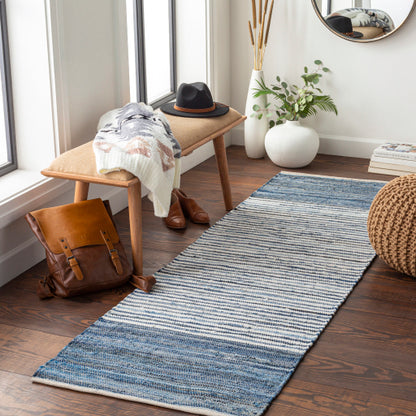 Surya Denim DNM-1001 Navy Cottage Woven Rug
