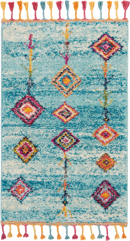 Nourison Home Nomad NMD04 Aqua Transitional Power-loomed Rug