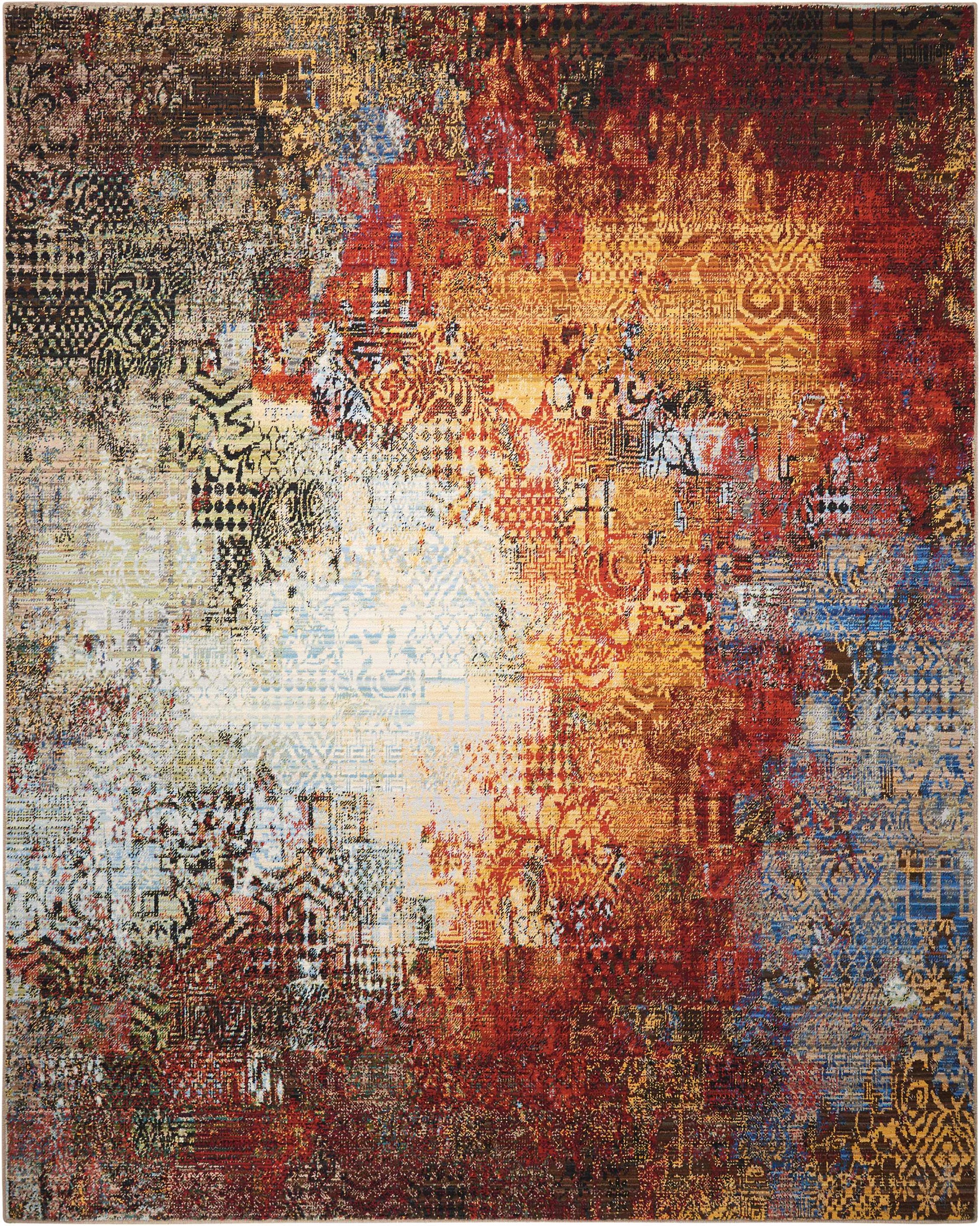 Nourison Home Chroma  Ember Glow  Contemporary