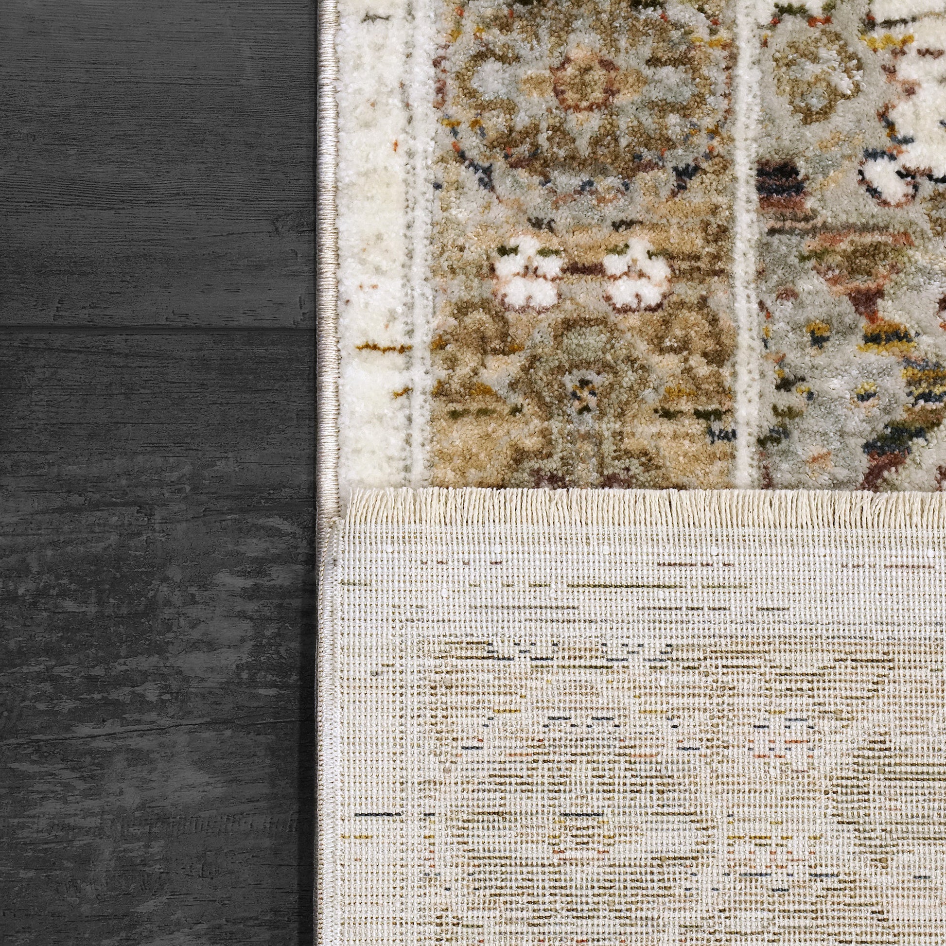 Dynamic Rugs Octo  Taupe Multi  Traditional