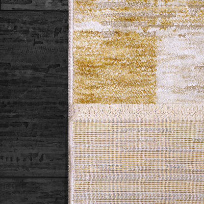 Dynamic Rugs Hudson  Gold  Modern