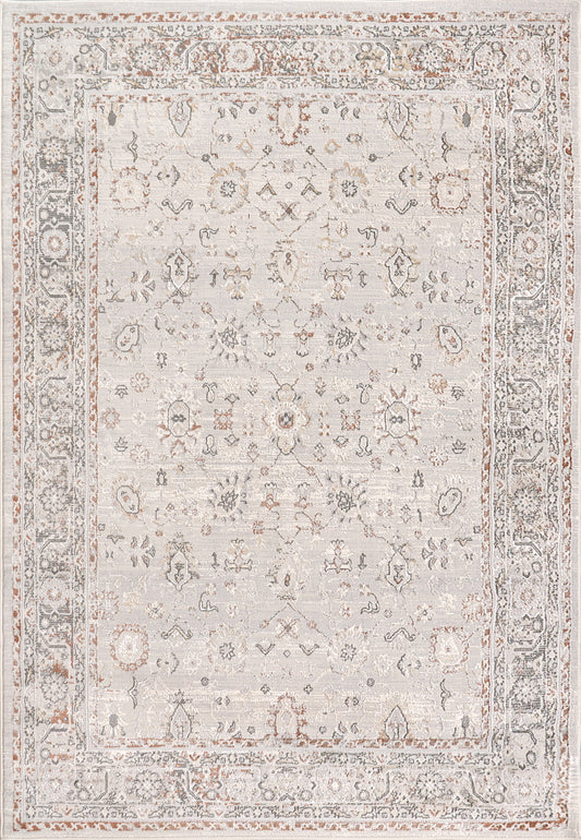 Dynamic Rugs Marina  Grey Rose  Traditional