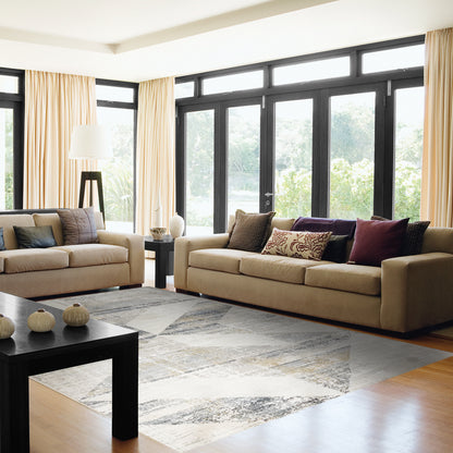 Dynamic Rugs Quartz  Ivory Slate  Transitional