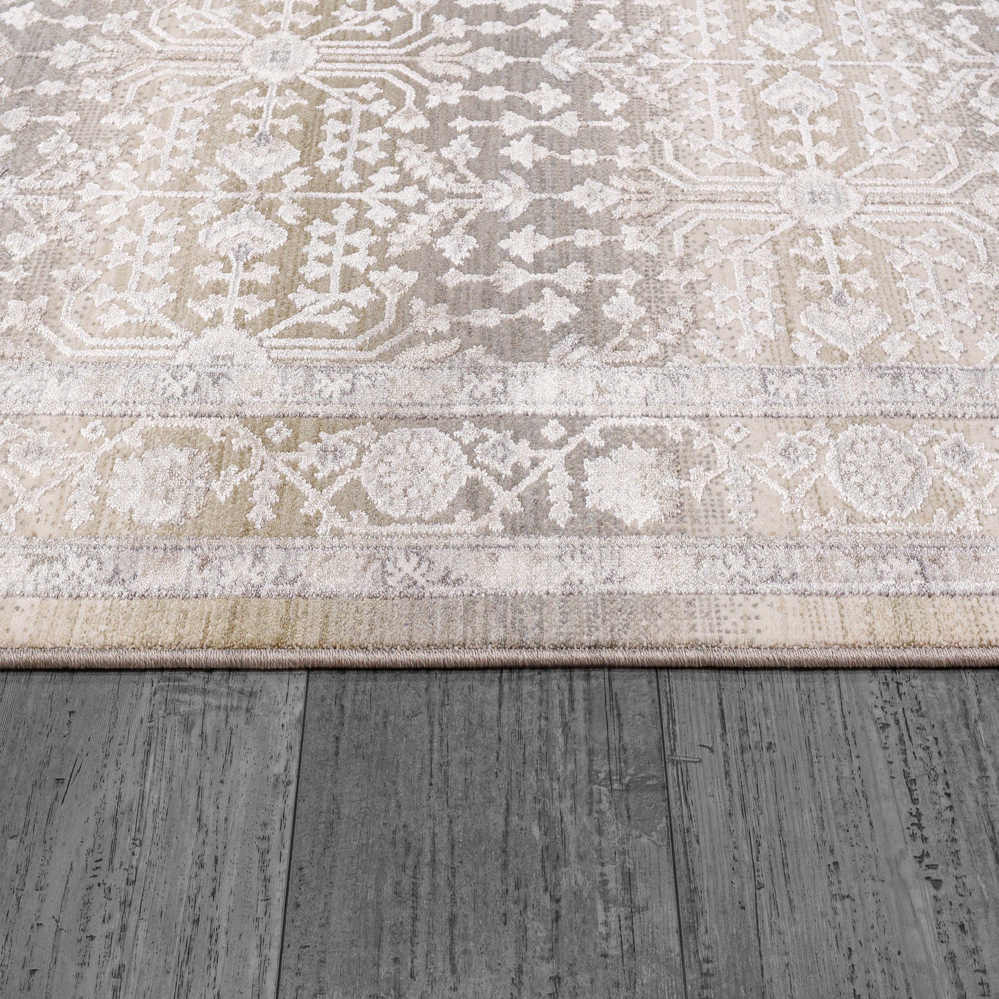Dynamic Rugs Mesa  Cream Grey Beige  Transitional