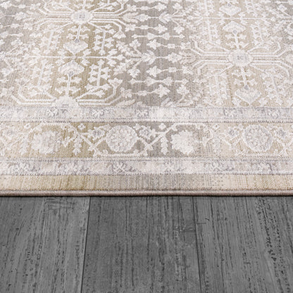 Dynamic Rugs Mesa  Cream Grey Beige  Transitional