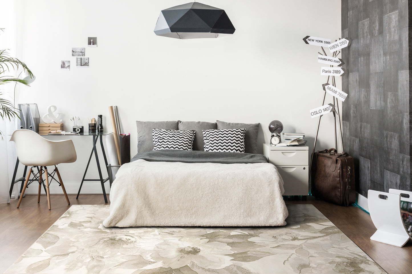 Dynamic Rugs Eclipse  Beige Cream  Contemporary