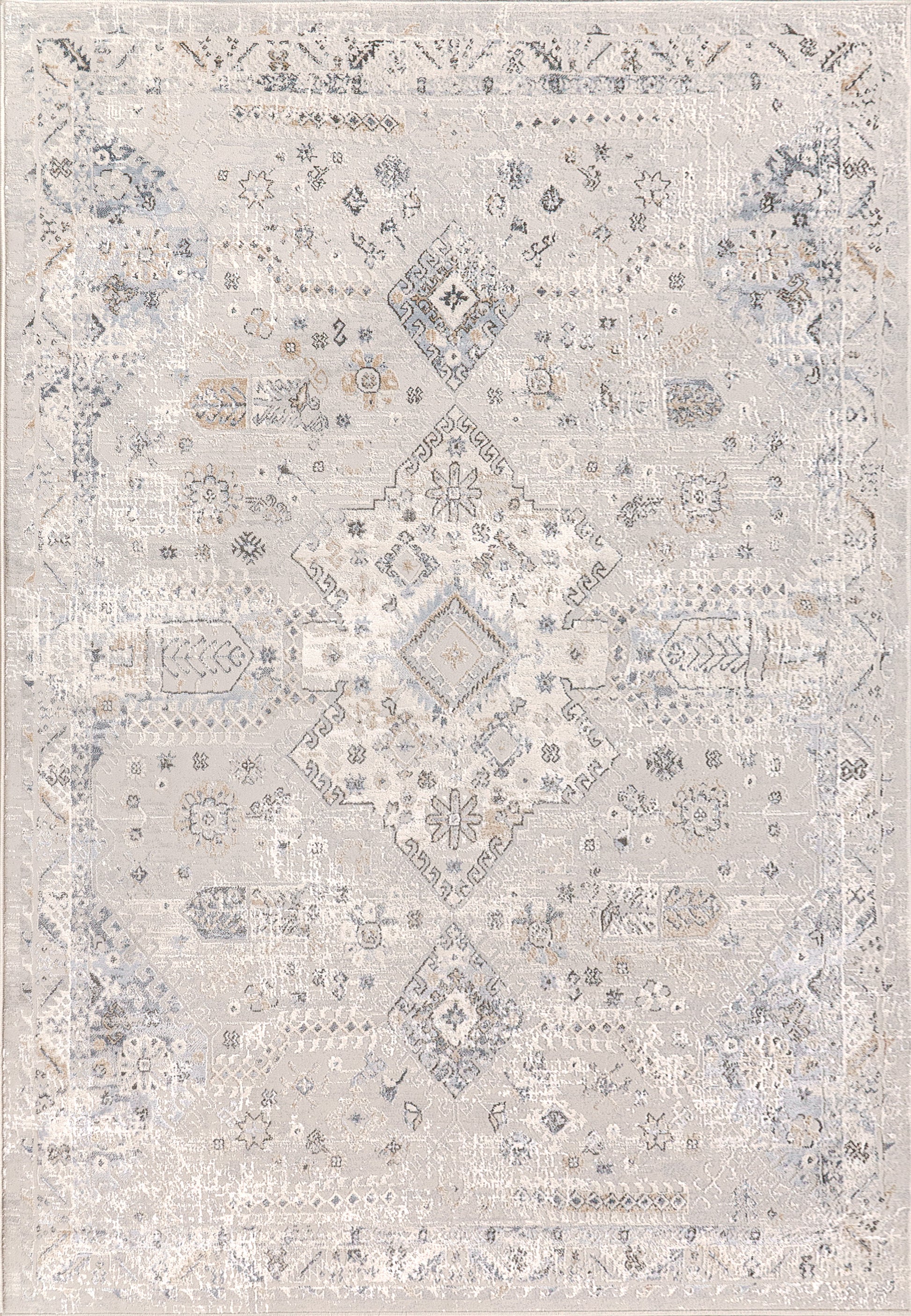 Dynamic Rugs Marina  Grey Blue  Transitional