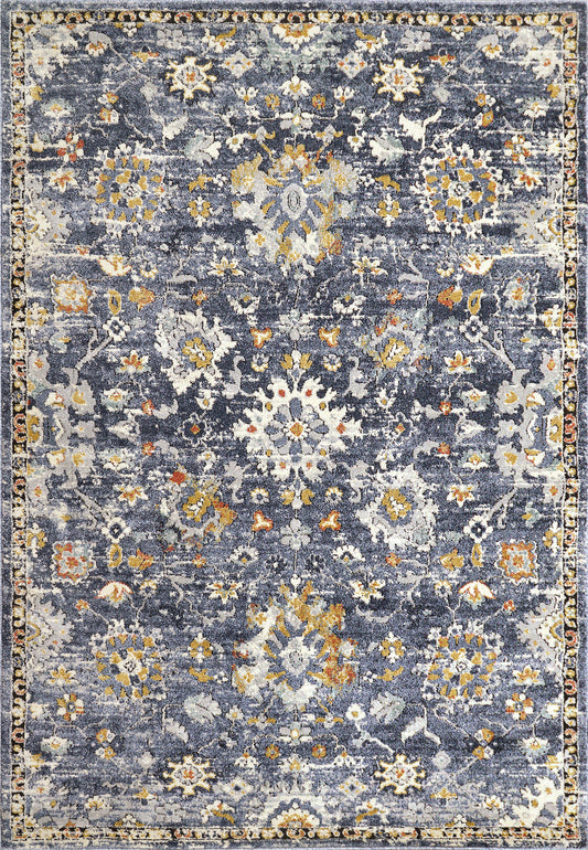 Dynamic Rugs Mabel  Navy Multi  Traditional