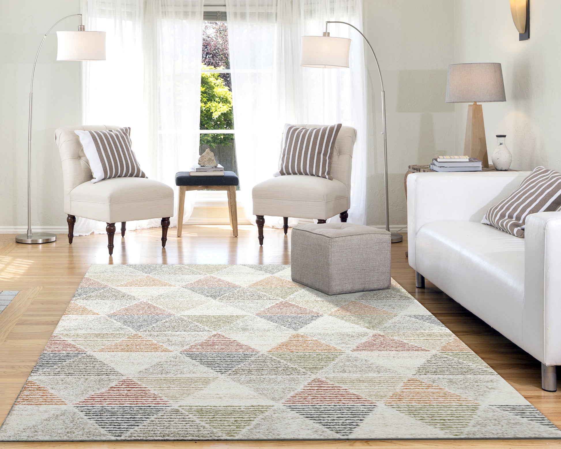 Dynamic Rugs Mehari  Multi  Contemporary