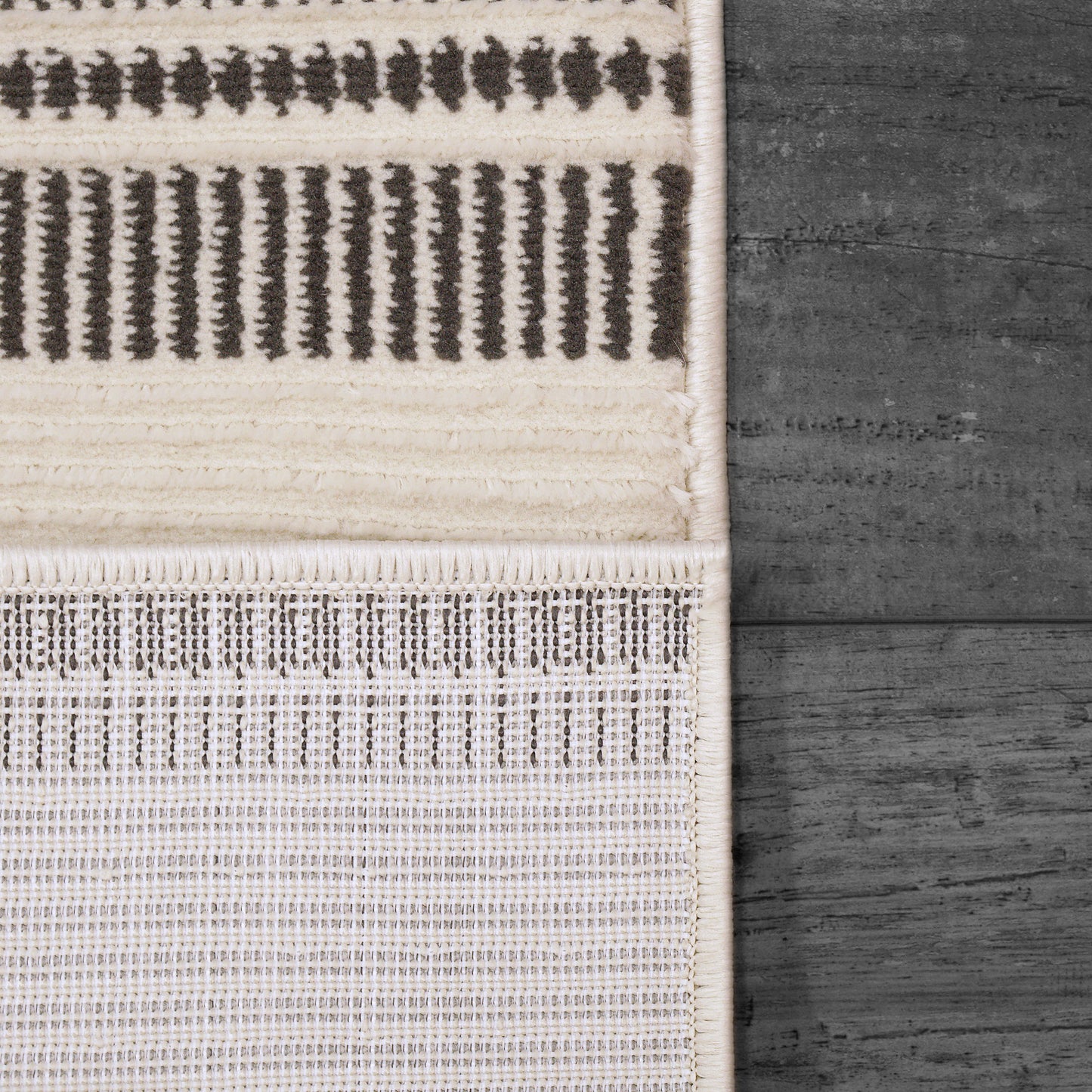 Dynamic Rugs Rori  Ivory Charcoal  Modern