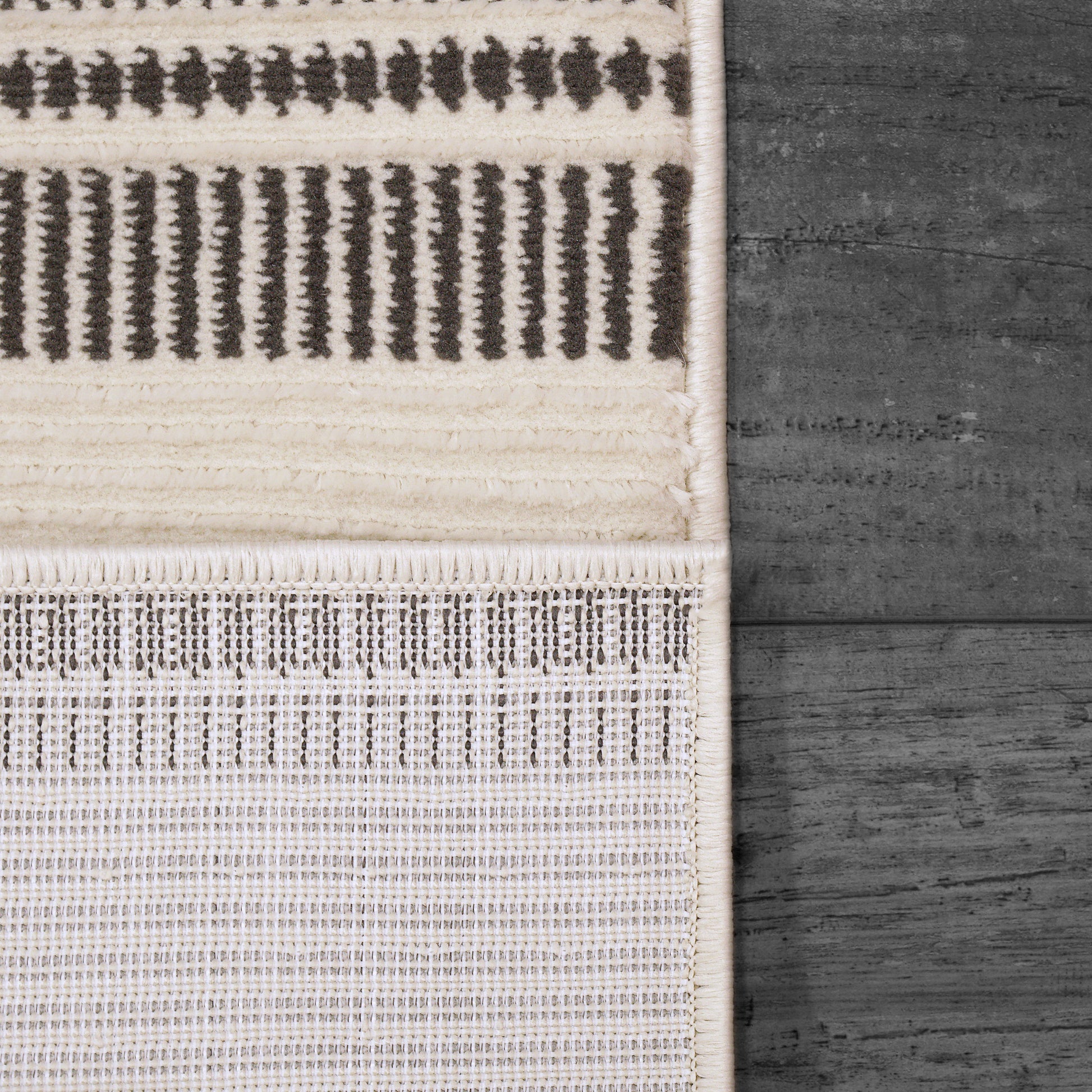 Dynamic Rugs Rori  Ivory Charcoal  Modern