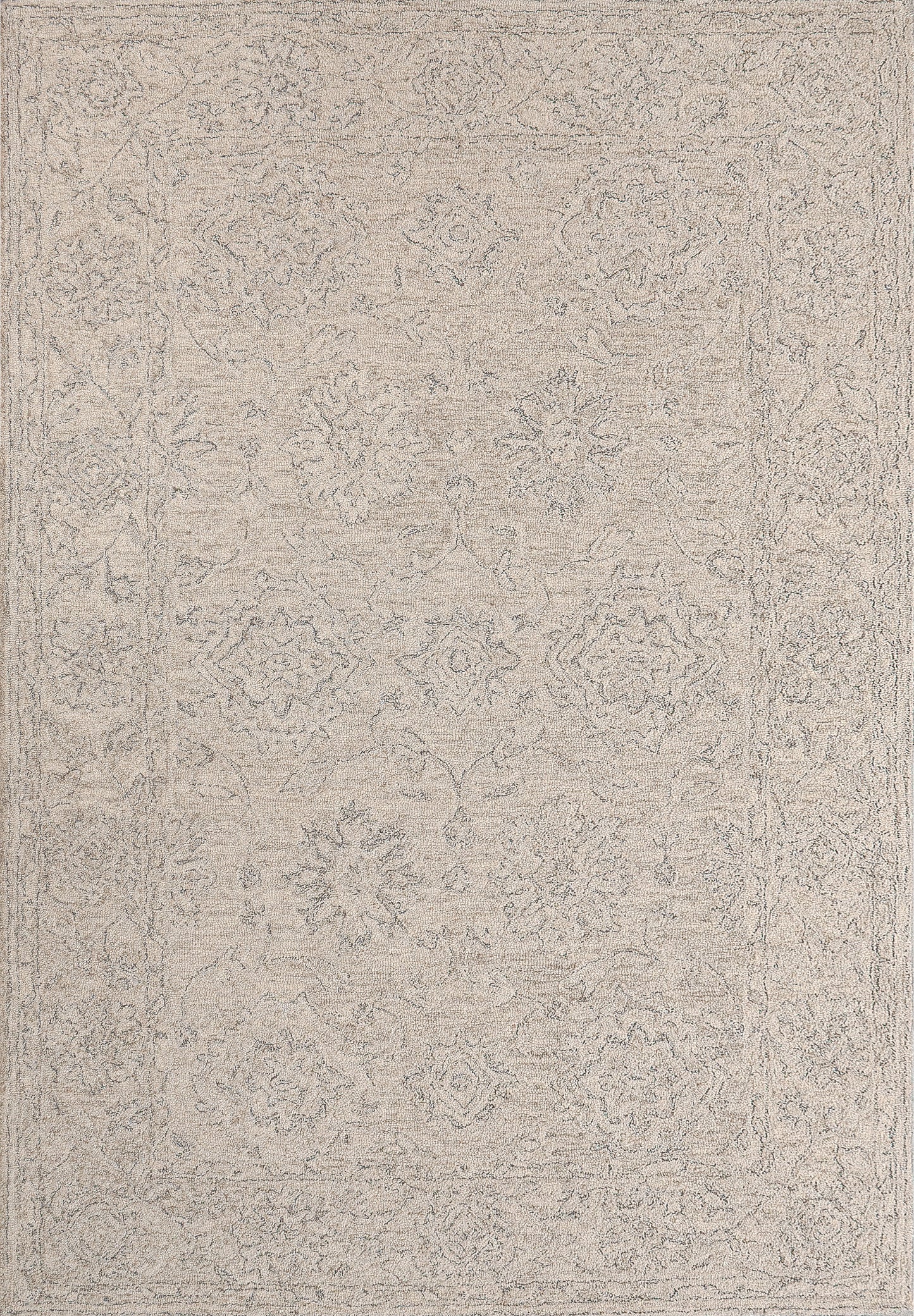 Dynamic Rugs Daisy  Ivory  Traditional