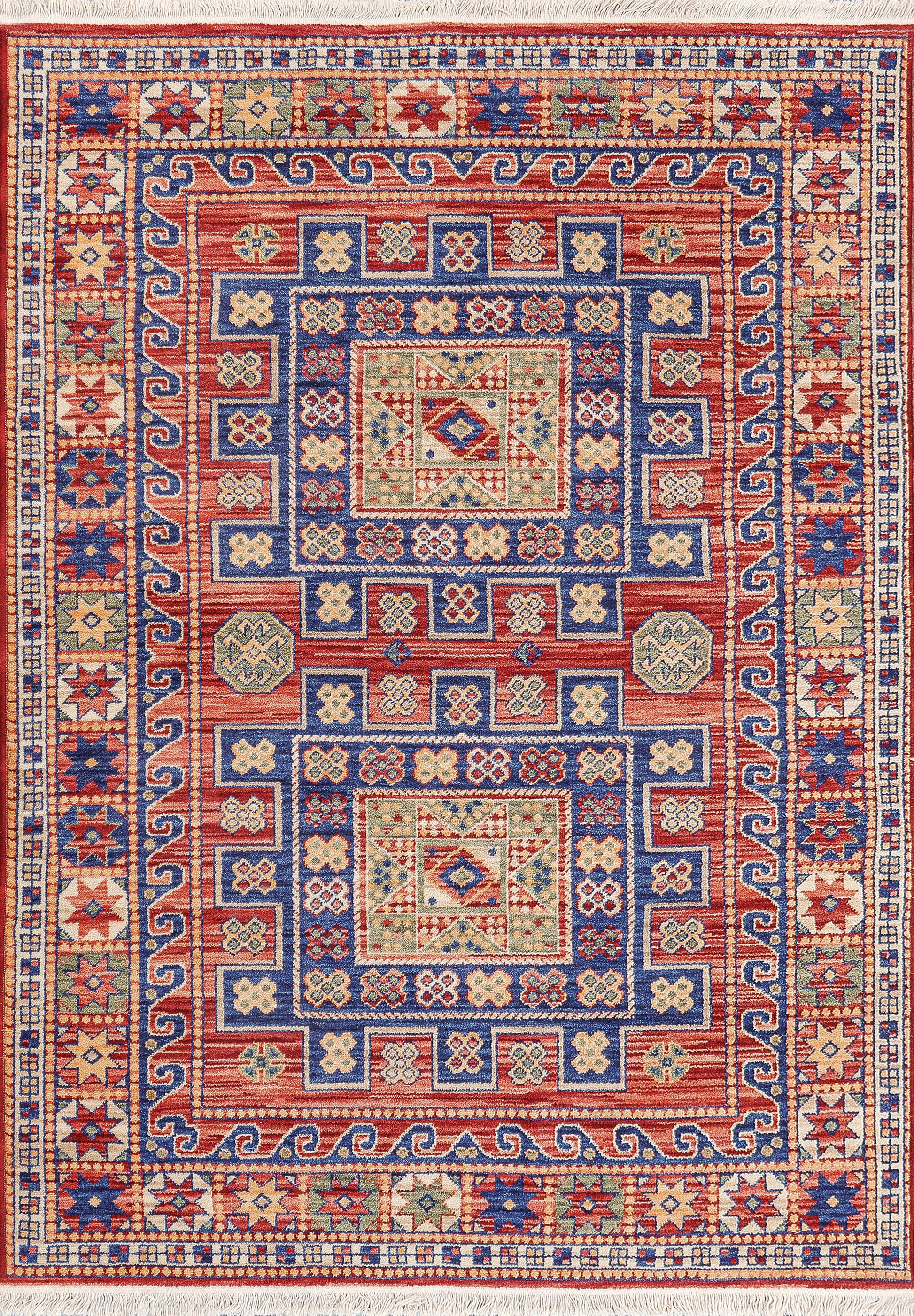 Dynamic Rugs Wade  Red Multi  Transitional