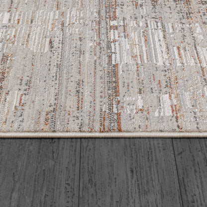 Dynamic Rugs Marina  Dark Grey Rose  Modern