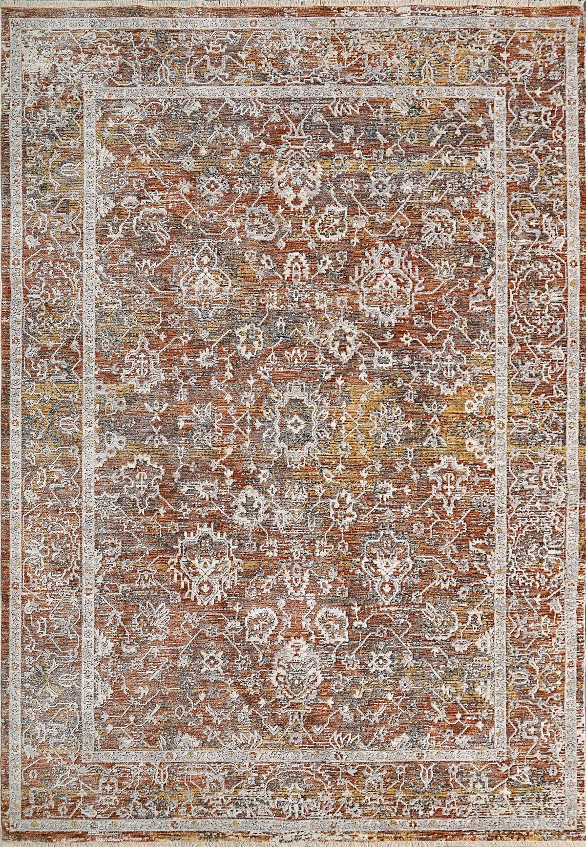 Dynhamic Rugs Dynamic Rugs Skyler 6713 Copper Multi Transitional Machine-Made Rug ...