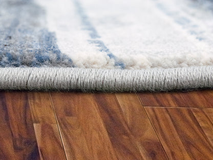 Dynamic Rugs Eclipse  Blue  Contemporary