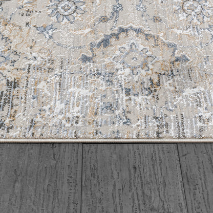 Dynamic Rugs Marina  White Grey  Transitional